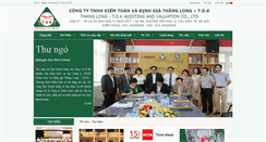 Desktop Screenshot of kiemtoanthanglongtdk.com