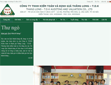 Tablet Screenshot of kiemtoanthanglongtdk.com